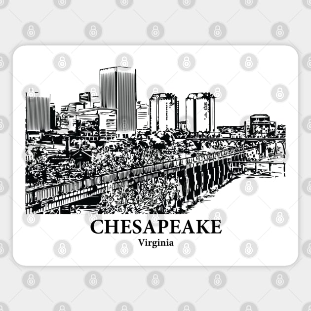 Chesapeake - Virginia Magnet by Lakeric